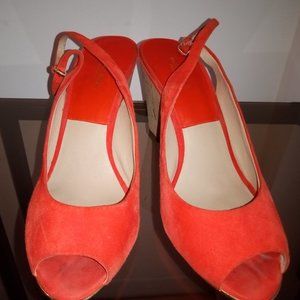 Michael Kors Suede & Leather Wedges